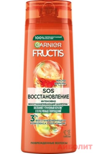 ШАМПУНЬ GARNIER FRUCTIS Д/ОКРАШ/Х И МЕЛЛИРОВ/Х ВОЛОС 250мл