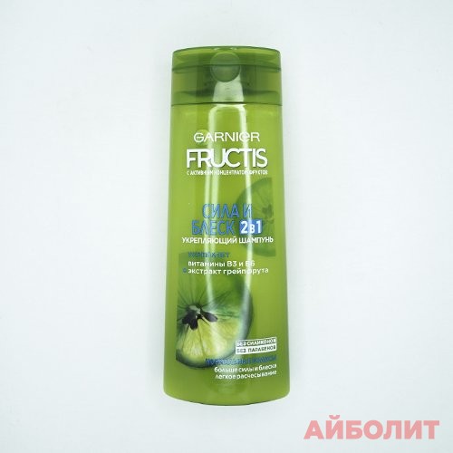 ШАМПУНЬ GARNIER FRUCTIS УКРЕПЛ. СИЛА И БЛЕСК 2В1 250мл