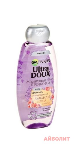 ШАМПУНЬ GARNIER ULTRA DOUX ЖИЗН СИЛА ПРОВАНСА (ЛАВАНДА) 400мл