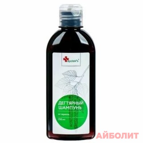 АПОТЕКС шампунь ДЕГТЯРНЫЙ ОТ ПЕРХОТИ 250мл