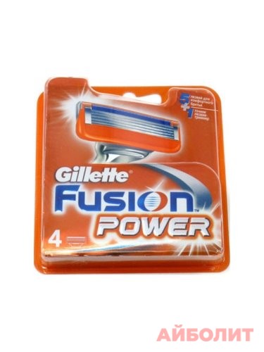КАССЕТЫ GILLETE FUSION Д/БР 4шт
