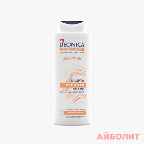 ШАМПУНЬ ""DEONICA"" ЗАЩИТА ОТ ПОТЕРИ ВОЛОС 380мл