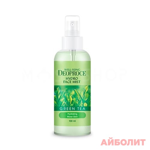 КОСМЕТИКА КОРЕЯ DEOPROCE HYDRO FACE MIST GREEN TEA 100мл