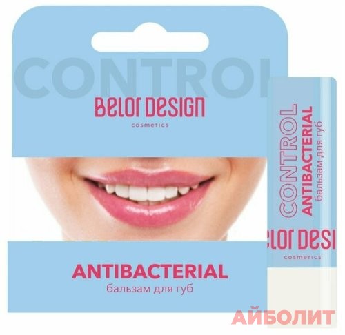 БАЛЬЗАМ ДЛЯ ГУБ LIP CONTROL АНТИБАКТЕРИАЛЬНЫЙ 4гр