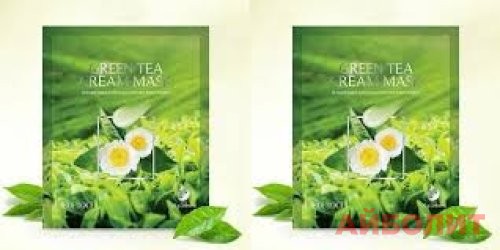 КОСМЕТИКА КОРЕЯ DEOPROCE МАСКА GREEN TEA CREAM MASK 5шт. 1485A
