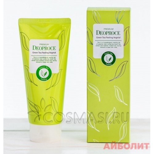 КОСМЕТИКА КОРЕЯ DEOPROCE ПИЛИНГ Д/ЛИЦА GREEN TEA 170гр