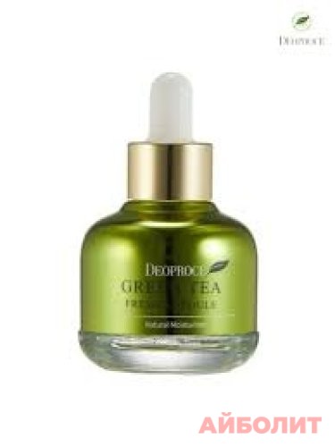 КОСМЕТИКА КОРЕЯ DEOPROCE GREEN TEA AMPOULE 30гр