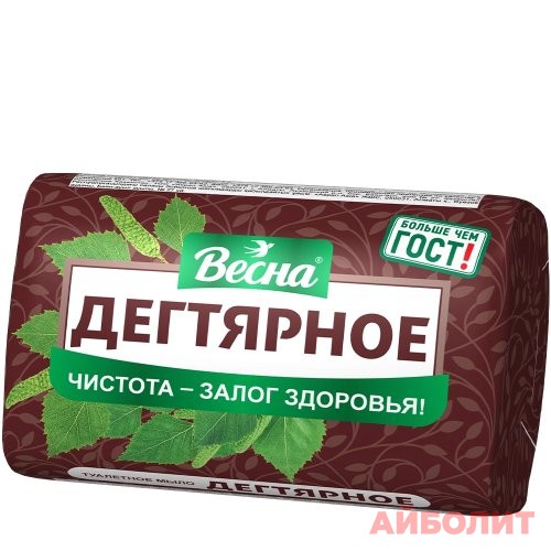 МЫЛО ""ВЕСНА"" ДЕГТЯРНОЕ 90гр