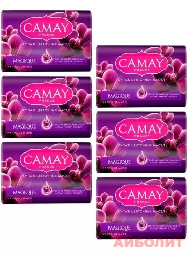 МЫЛО CAMAY ЧЕРНАЯ ОРХИДЕЯ (маг закл-я) 85гр