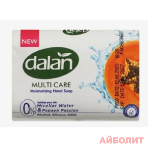 МЫЛО ТУАЛ DALAN РАДУЖНАЯ ПАПАЙЯ 125гр