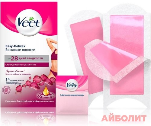 ВОСКОВЫЕ ПОЛОСКИ VEET ЛИНИЯ БИКИНИ 14