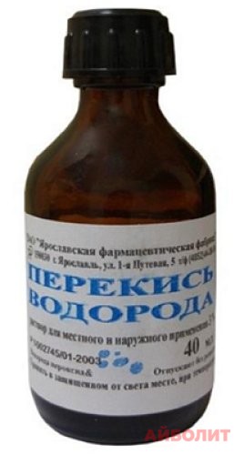ПЕРЕКИСЬ ВОДОРОДА Р-Р 3% 40мл