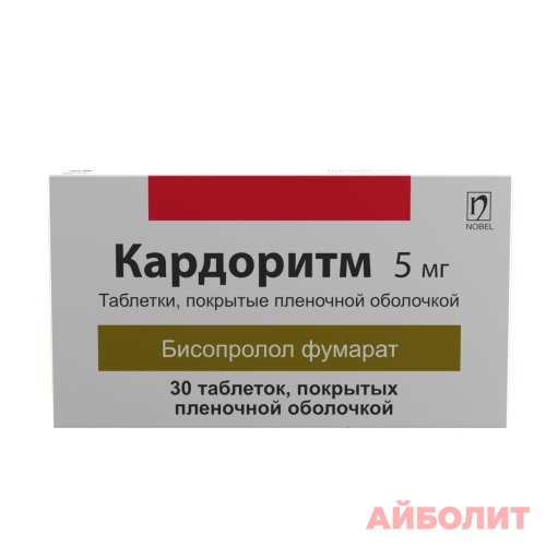 КАРДОРИТМ 5мг 30 табл.