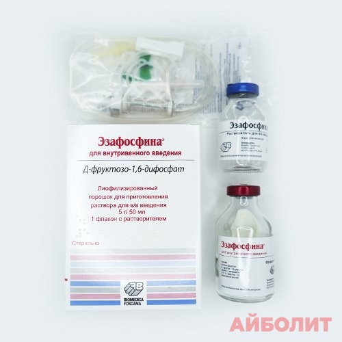 ЭЗАФОСФИНА 5Г/50мл Р/Р Д/ ИНФ