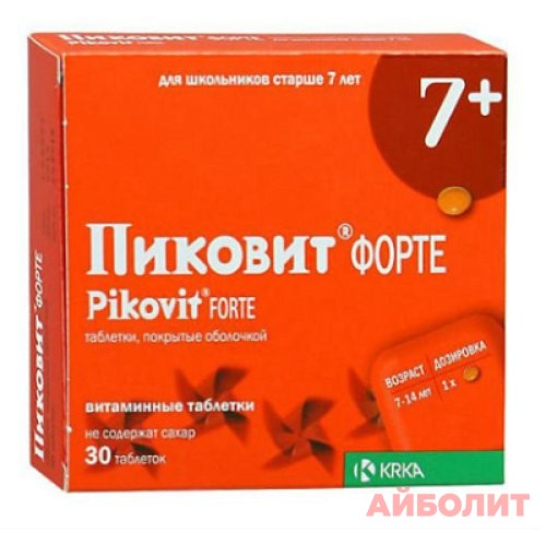 ПИКОВИТ ФОРТЕ (7л+) 30 табл.