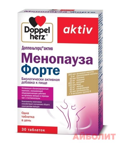 ДОППЕЛЬГЕРЦ АКТИВ МЕНОПАУЗА ФОРТЕ 30 табл.