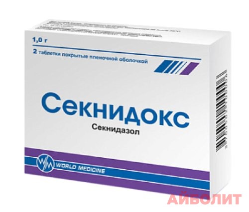 СЕКНИДОКС ТАБЛ 1000МГ №2