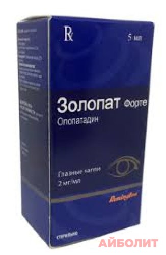 ЗОЛОПАТ ФОРТЕ ГЛАЗНЫЕ КАПЛИ 5мл