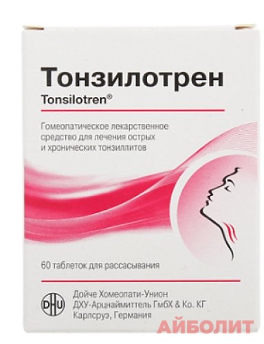 ТОНЗИЛОТРЕН А №40 ТАБЛ.