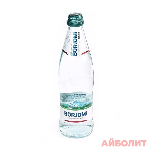 ВОДА МИН БОРЖОМИ 0,5л (СТЕКЛО)