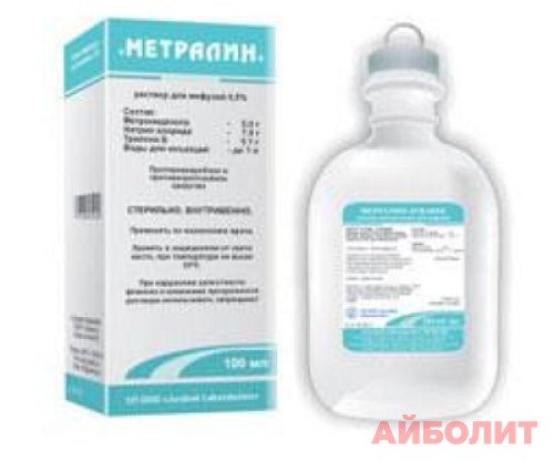 МЕТРОНИДАЗОЛ 100мл