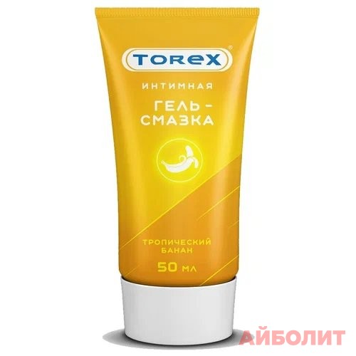 ГЕЛЬ СМАЗКА TOREX 50мл ТРОПИЧЕСКИЙ БАНАН