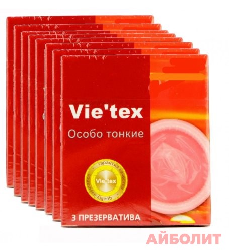 ПРЕЗЕРВАТИВЫ ""VIE'TEX"" №12 ОСОБО ТОНКИЕ