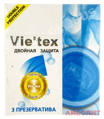 ПРЕЗЕРВАТИВЫ ""VIE'TEX"" №3 ДВОЙНАЯ ЗАЩИТА