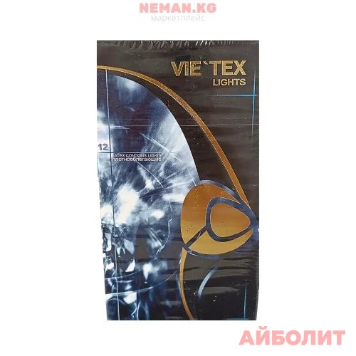 ПРЕЗЕРВАТИВЫ ""VIETEX"" №12 ПЛОТНООБЛЕГАЮЩИЕ Lights