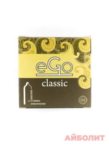ПРЕЗЕРВАТИВЫ EGO №3 В АССОРТИМЕНТЕ (classic,dotts,ribbed)