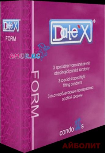 ПРЕЗЕРВАТИВЫ ""DATEX"" №3 ПЛОТНООБЛЕГАЮЩИЕ ОСОБОЙ ФОРМЫ