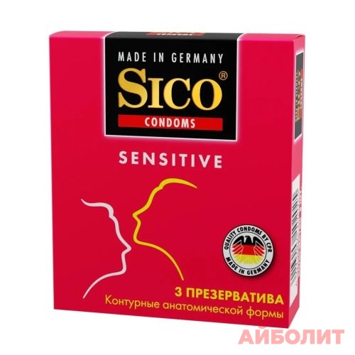 ПРЕЗЕРВАТИВЫ ""SICO "" № 3 sensitive (контурные)
