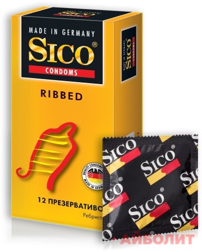 ПРЕЗЕРВАТИВЫ ""SICO "" №12ribbed (ребристые)