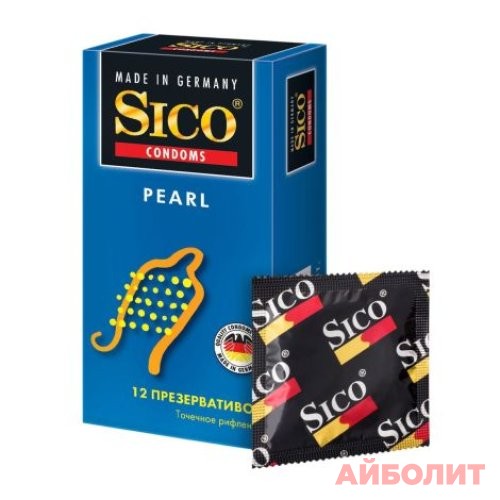 ПРЕЗЕРВАТИВЫ ""SICO"" №12 pearl (точечное рифление)