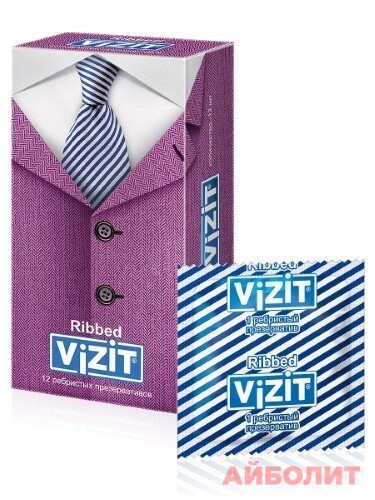 ПРЕЗЕРВАТИВЫ ""VIZIT"" №12 Ribbed (РЕБРИСТЫЕ)