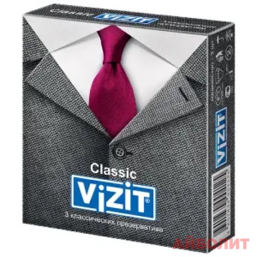 ПРЕЗЕРВАТИВЫ ""VIZIT"" №3 Classic (КЛАССИЧЕСКИЕ)