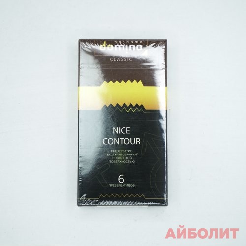 ПРЕЗЕРВАТИВЫ DOMINO HARMONY №6 ТЕКСТУР. NICE CONTOUR