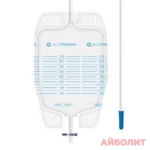 МОЧЕПРИЕМНИК НОСИМЫЙ с трубкой 50см 750мл