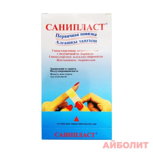 САНИПЛАСТ 19х72 мм №100