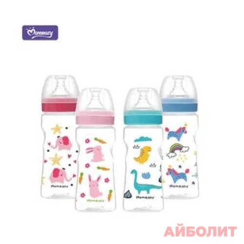 БУТЫЛКА Б/РУЧКИ 240мл 3+ MOMEASY 44612