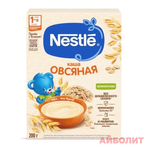 КАША NESTLE ОВСЯНАЯ 200г
