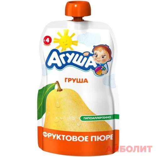 ПЮРЕ ""АГУША"" 90мл (ГРУША)