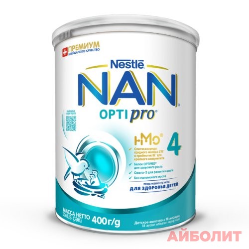 NAN 4 OPTIPRO 400гр 
