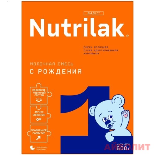 МОЛОЧНАЯ СМЕСЬ ""НУТРИЛАК"" 1 С РОЖДЕНИЯ 3*1050гр