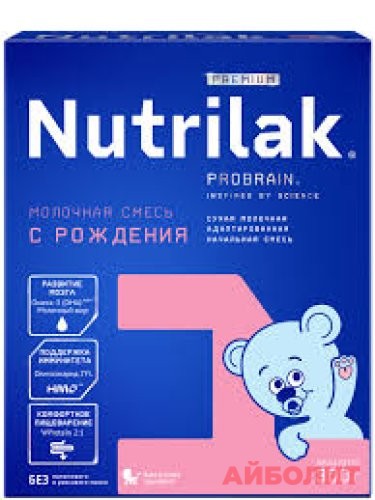 МОЛОЧНАЯ СМЕСЬ ""НУТРИЛАК"" PREMIUM 2 0-6 мес 300мл