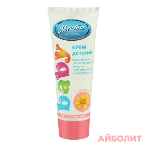 КРЕМ ДЕТСКИЙ ""МЕЧТА BABY"" С ЧЕРЕДОЙ 75мл