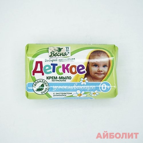 МЫЛО ДЕТСКОЕ ""ВЕСНА"" РОМАШКА 90гр