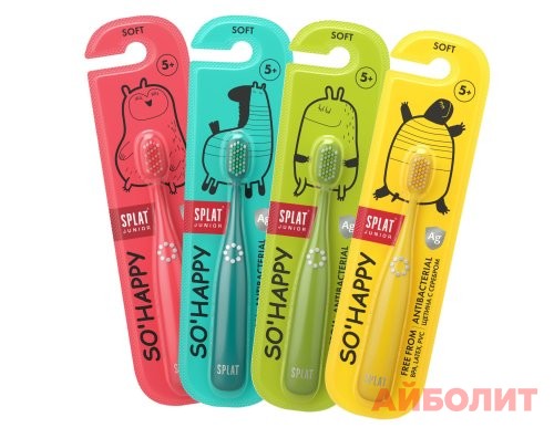 ЗУБНАЯ ЩЕТКА SPLAT JUNIOR 4+