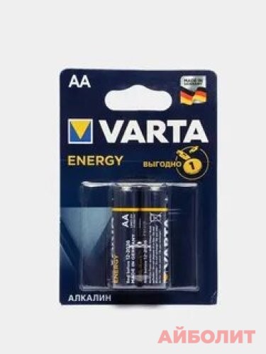 БАТАРЕЙКА ""VARTA"" MIGNON ENERGY LR6/AA 2
