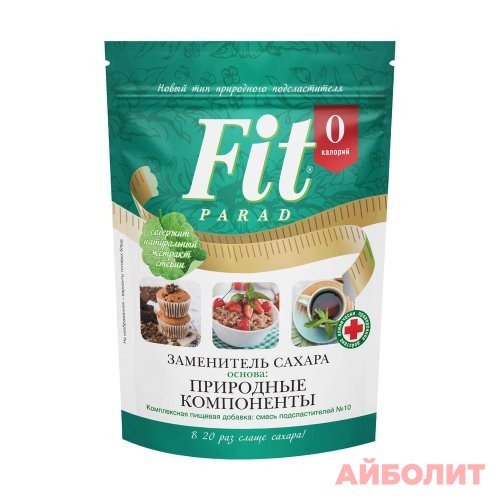СМЕСЬ ПОДСЛАСТИТЕЛЕЙ №10 ""Fit Parad"" ПРИР.КОМП. 150гр